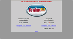 Desktop Screenshot of bowling-b61.de